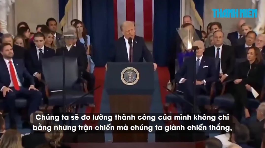 Ông Trump tuyên thệ nhậm chức tổng thống Mỹ, hứa hẹn thời đại "hoàng kim"