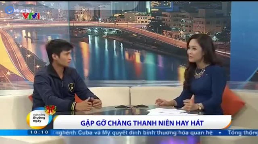 Lệ Rơi được VTV1 phỏng vấn