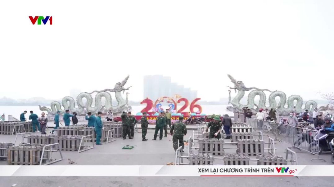 TP. Hà Nội đã sẵn sàng trận địa pháo hoa đêm giao thừa Tết Bính Ngọ 2026