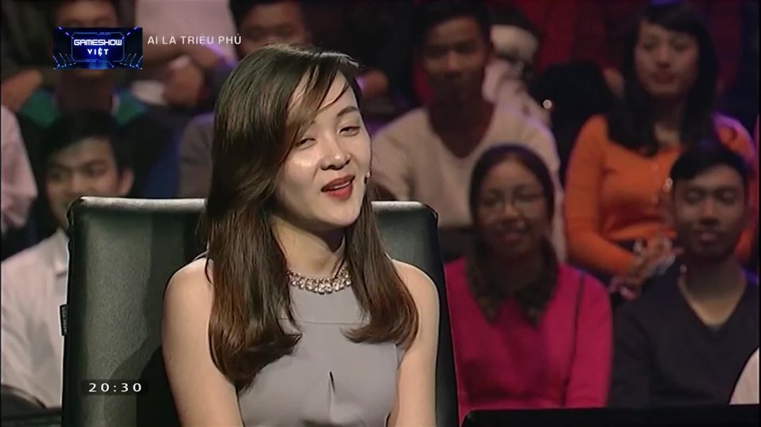 Cô nàng xinh đẹp chơi Ai Là Triệu Phú với phong cách cực ngông