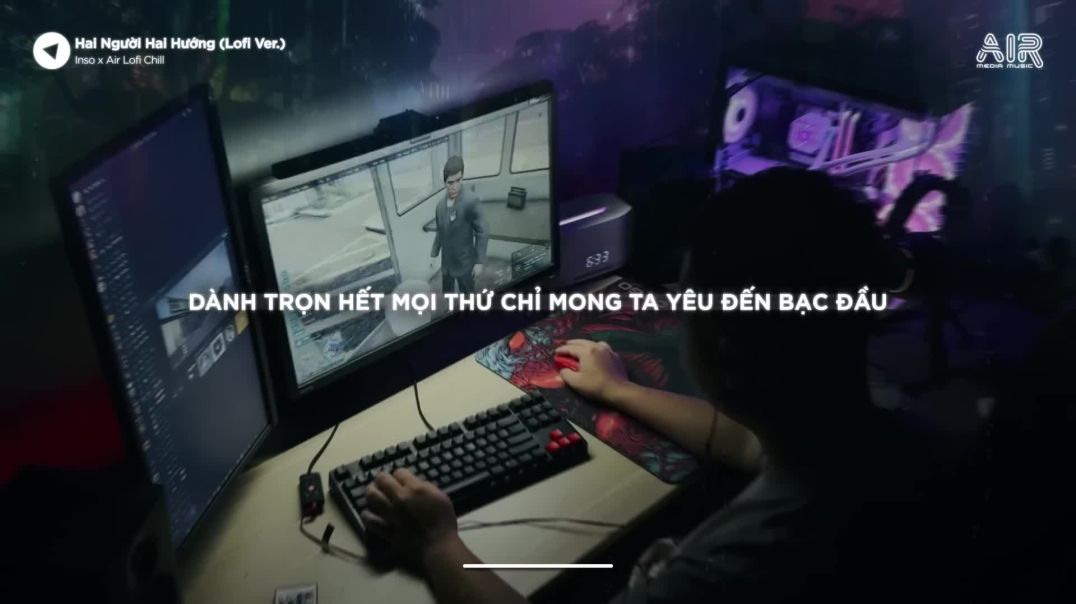 ⁣Hai Người Hai Hướng - Inso x Air Lofi | Lofi Lyrics